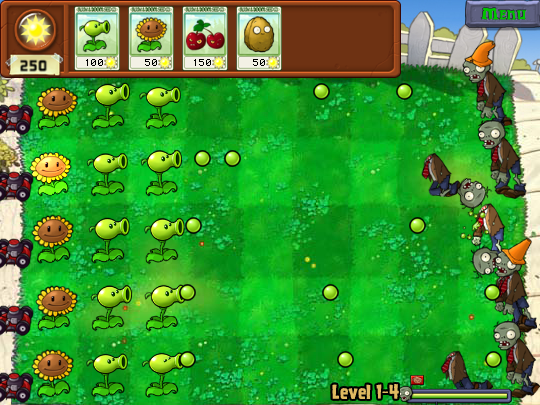 Screenshot of Plants vs. Zombies (Windows, 2009) - MobyGames