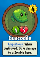 The player receiving Guacodile from a Premium Pack