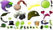 Peashooter's sprites and assets in the game