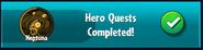 Neptuna's Hero Quests completed