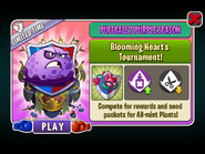 Blooming Heart in an advertisement for Blooming Heart's Tournament in Arena (Puffball's Purple Season)