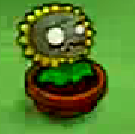 Sunflower Zombie in the Xbox 360 trailer