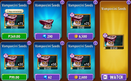 Vamporcini with seeds in the store (10.9.1, Special)
