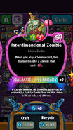 Interdimensional Zombie's statistics