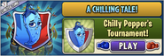 Chilly Pepper in an advertisement for Chilly Pepper's Tournament in Arena