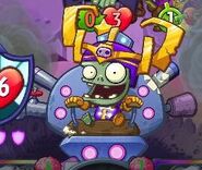 Huge-Gigantacus' expression when a legendary plant is played