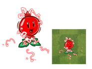 An early design for Electric Currant. It would have been cuter and more feminine, rather than its final semi-crazy appearance.