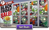 Food Fight Buckethead Zombie in the advertisement of the Black Friday Sale