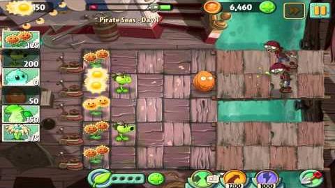 Plants vs. Zombies 2: It's About Time - Gameplay Walkthrough Part 25 -  Pirate Seas (iOS) 