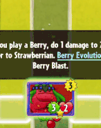 Evolved Strawberrian being played and activating his Evolution ability (animated)