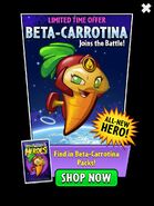 An advertisement for Beta-Carrotina for her respective Pack