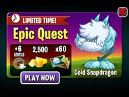 Cold Snapdragon's Epic Quest