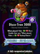 Disco-Tron 3000's statistics