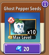 Ghost Pepper's seeds in the store (10.6.2)