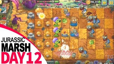 Plants Vs Zombies 2 Jurassic Marsh Day 12 Mystery Gift Box