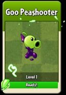 Goo Peashooter's animation when it is ready to level up