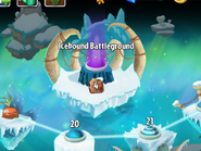 Icebound Battleground on the map