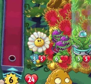 The effect after using Shrink Ray (animated)