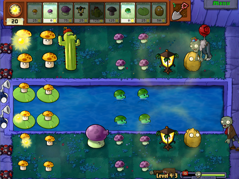 Level 3-4, Plants vs. Zombies Wiki