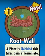 The player receiving Root Wall from a Premium Pack