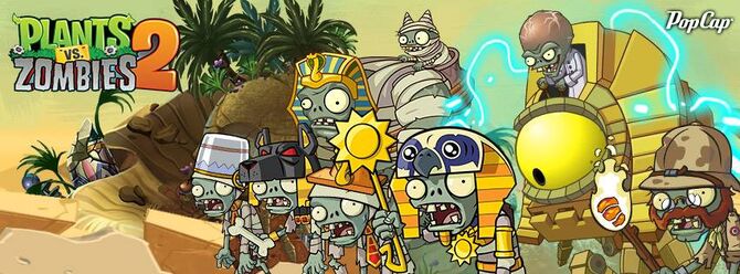 Plants vs Zombies 2 Ancient Egypt Wallpaper by PhotographerFerd on