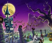 The image celebrating Halloween with Dracula Zombie posted on the Plants vs. Zombies Facebook page