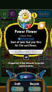 Power Flower's statistics