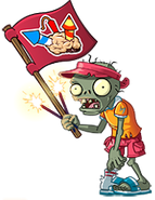 HD Summer Nights Flag Zombie