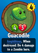 The player receiving Guacodile from a Premium Pack