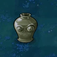 A zombie vase animation being broken open.