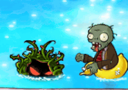 Tangle Kelp dragging down a Zombie
