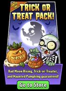 Bad Moon Rising on the advertisement of the Trick or Treat Pack