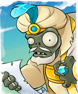 A scrapped Sultan-based Gargantuar boss (Plants vs. Zombies: All Stars)