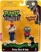 Crazy Dave and Imp minifigures