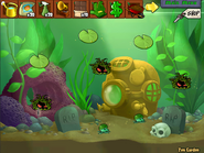 Complete and occupied Aquarium Garden