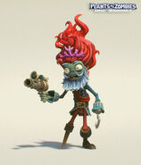 Concept model render of a customization (Plants vs. Zombies: Battle for Neighborville)