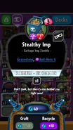 Stealthy Imp's statistics