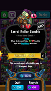 Barrel Roller Zombie's statistics