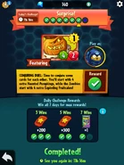 Haunted Pumpking being featured in a Daily Challenge