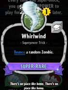 Whirlwind's statistics