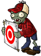 A Target Zombie without background