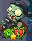 Paparazzi Zombie with 4/4 due to Pecanolith's ability