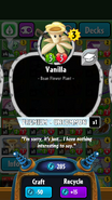 Vanilla's statistics