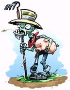 Farm zombie plow - ArtofReanimPvZ2