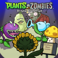 Sunflower on the cover of Plants vs. Zombies Original Soundtrack