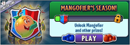 Mangofier in an advertisement for Mangofier's Season in Arena