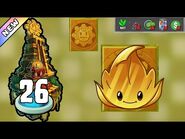 Plants vs Zombies 2 - Lost City Day 26 -Plants Lvl 1 & No Premium-