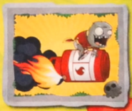 Daredevil Imp in a Plants vs. Zombies sticker album