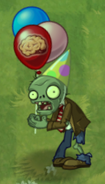 A fainted Birthdayz Flag Zombie
