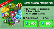 Skyshooter on the advertisement for the Green Shadow Premium Pack